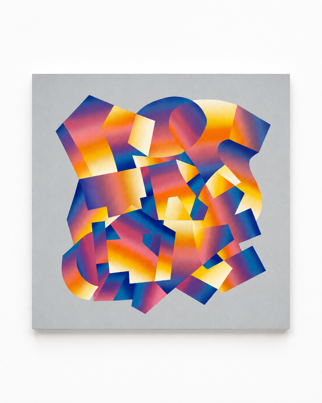 Hize abstract graffiti artwork on canvas