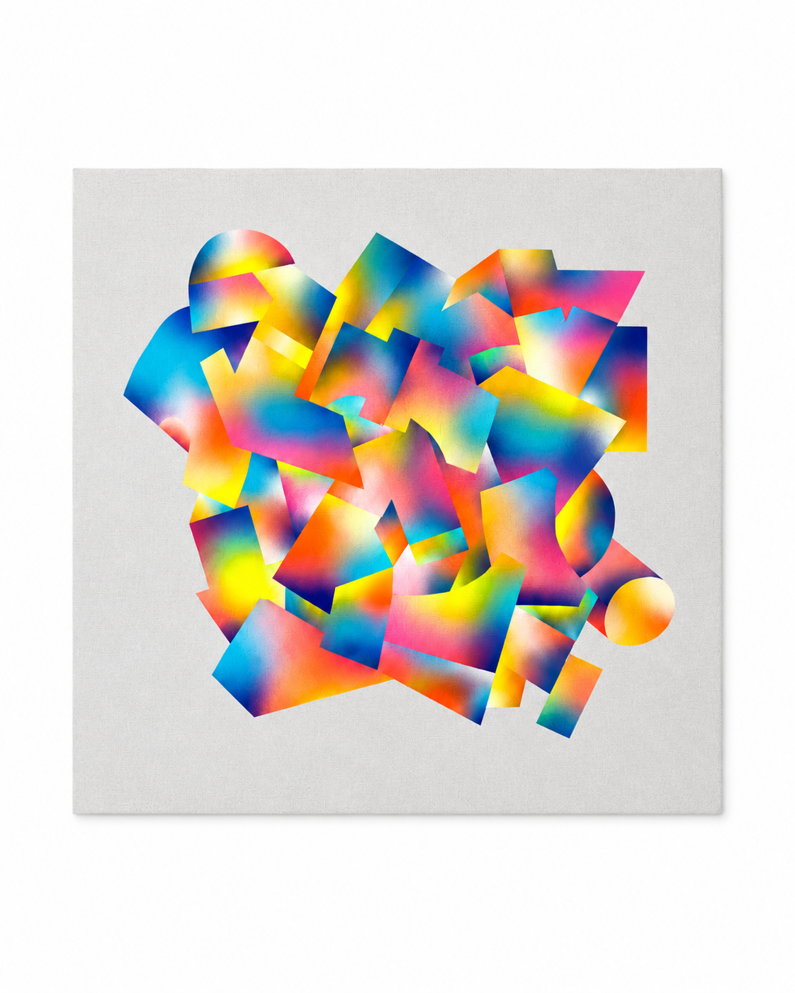 Hize abstract graffiti artwork on canvas
