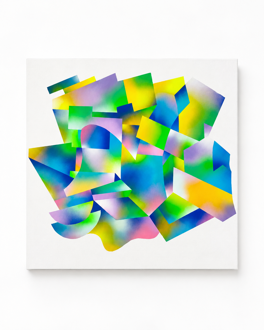 Hize abstract graffiti artwork on canvas