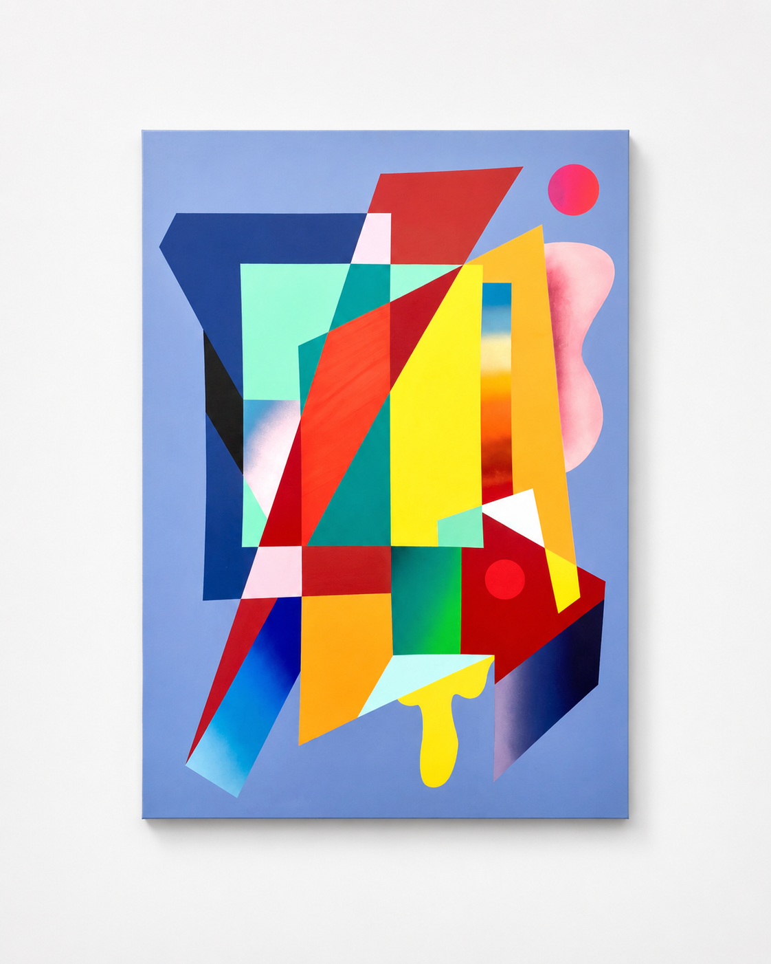 Hize abstract graffiti artwork on canvas