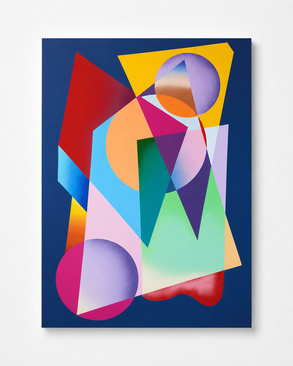 Hize abstract graffiti artwork on canvas